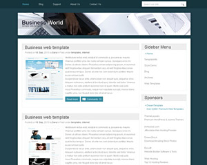 BusinessWorld Website Template